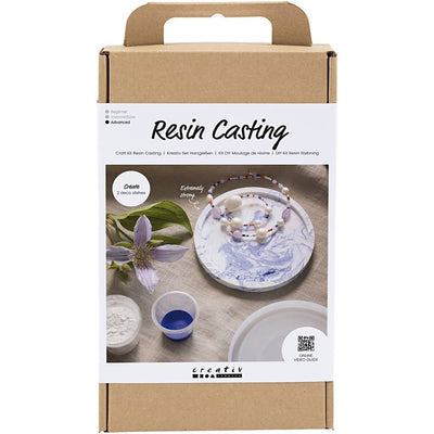Craft Kit Resin Casting - Round Tray with Marbling