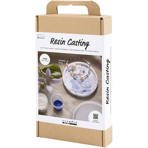 Craft Kit Resin Casting - Round Tray with Marbling