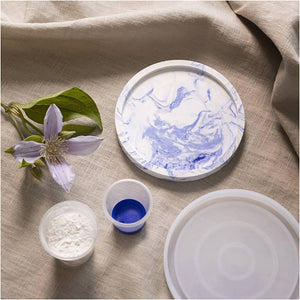 Craft Kit Resin Casting - Round Tray with Marbling