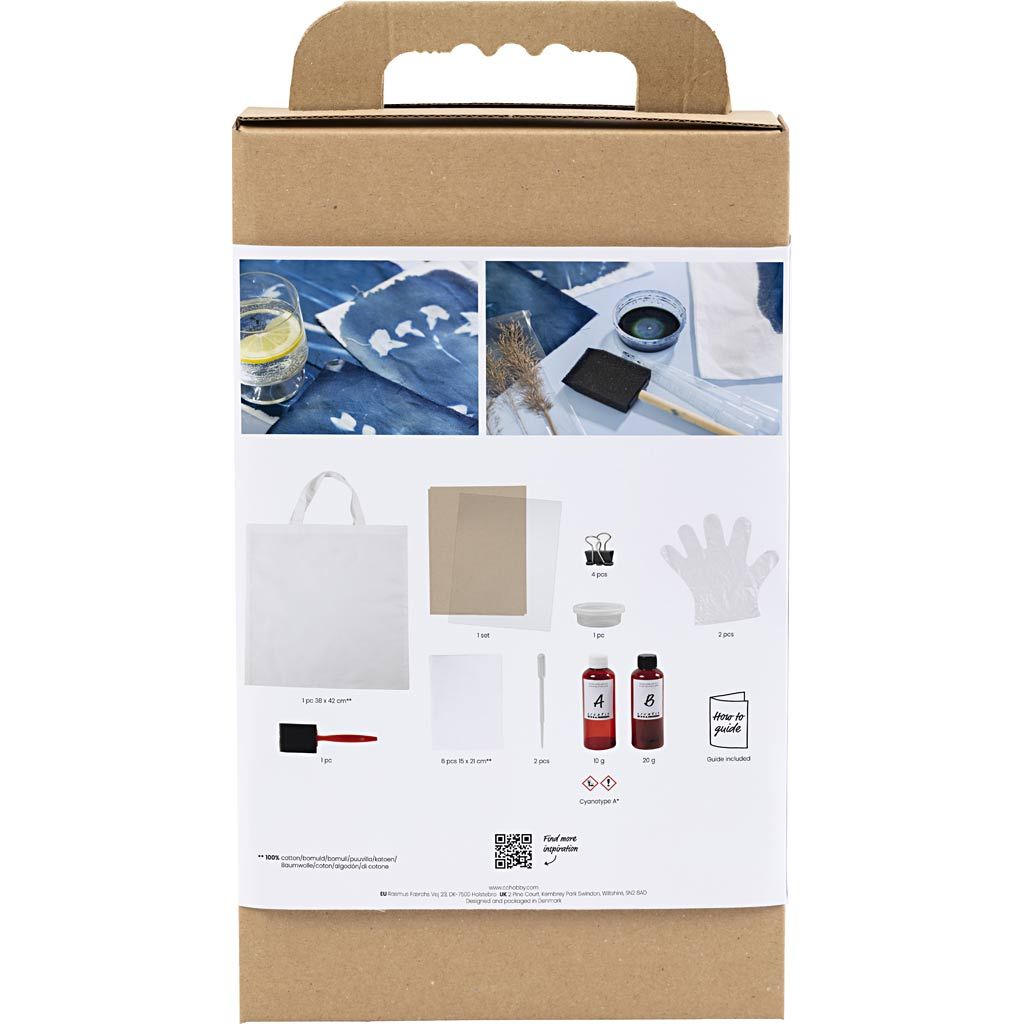 Craft Kit Cyanotype - Textile