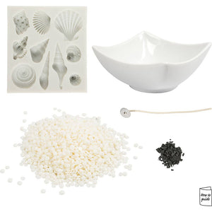 Mini Craft Kit Candle Making - Seashells