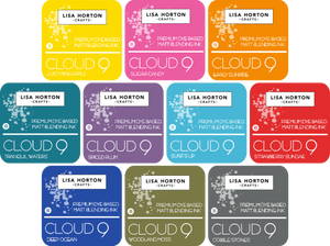 Cloud 9 Matt Blending Ink Pad Complete Collection - Release 1 (10 colours)