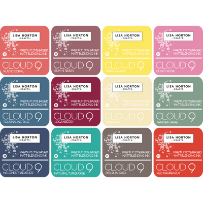 Cloud 9 Matt Blending Ink Pad Complete Collection - Release 3 (12 colours)