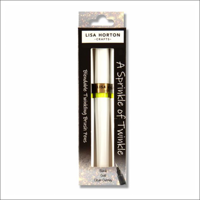 Lisa Horton Crafts A Sprinkle of Twinkle - 3 Twinkling Brush Pens
