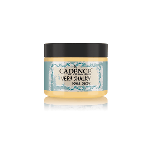 Cadence Very Chalky Home Decor Paint, Ultra Matt Acrylic – Oxide Yellow 150ml