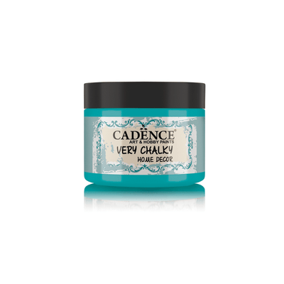 Cadence Very Chalky Home Decor Paint, Ultra Matt Acrylic – Turquoise 150ml