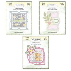 Lisa Horton Crafts Composition Layout Dies - Set G, H, I (Release 2)