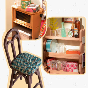 Rolife Cozy Kitchen - DIY Miniature House Kit - DG159