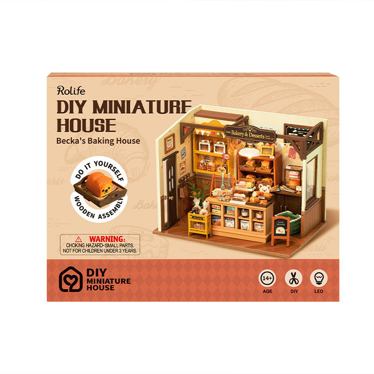 Rolife Becka’s Baking House - DIY Miniature House Kit - DG161