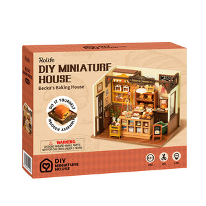 Rolife Becka’s Baking House - DIY Miniature House Kit - DG161