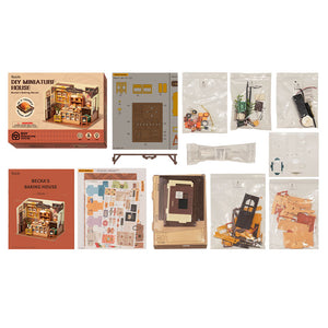 Rolife Becka’s Baking House - DIY Miniature House Kit - DG161