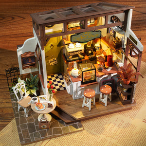 Rolife Slow Life Café - DIY Miniature House Kit - DG162