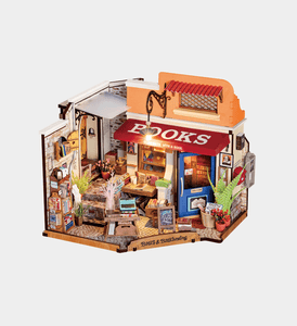 Rolife Corner Bookstore - DIY Miniature House Kit - DG164