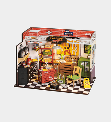 Rolife Garage Workshop - DIY Miniature House Kit - DG165