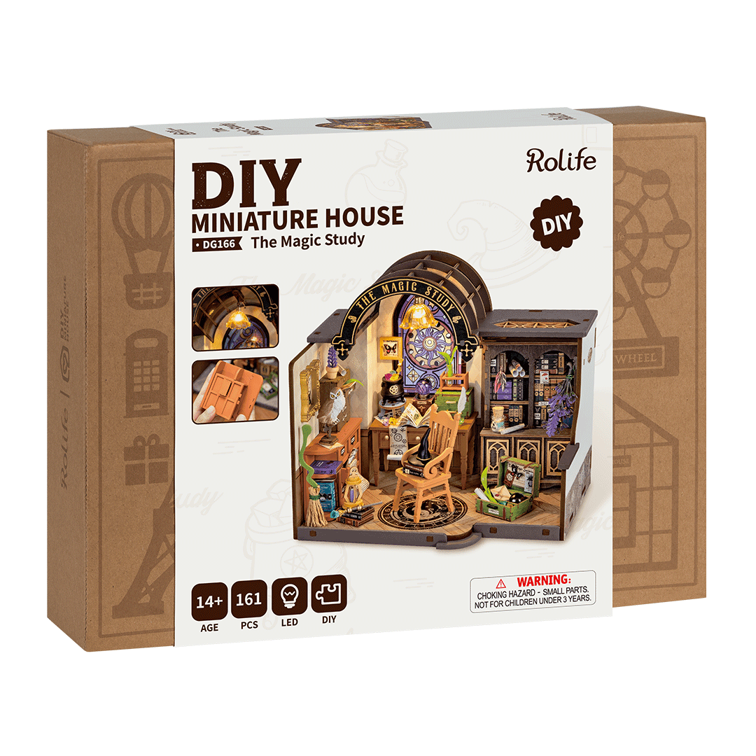 Rolife The Magic Study - DIY Miniature House - DG166