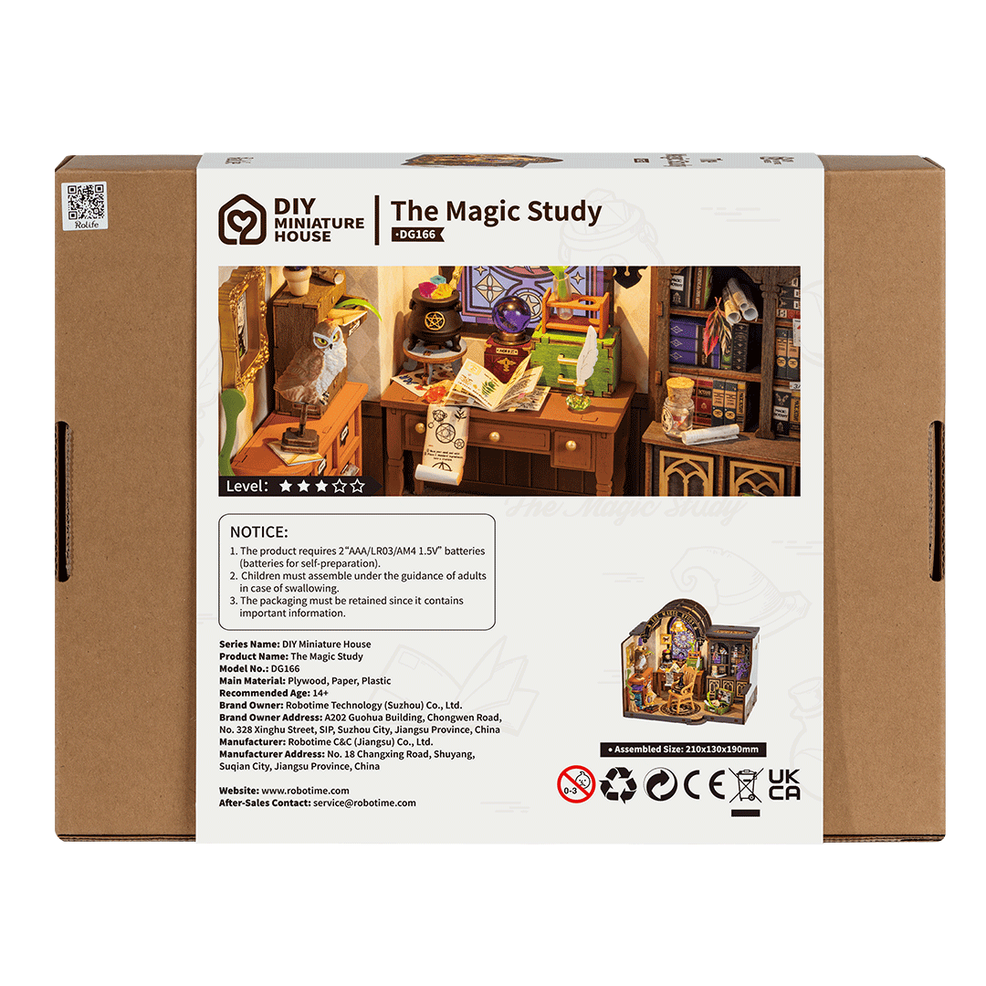 Rolife The Magic Study - DIY Miniature House - DG166
