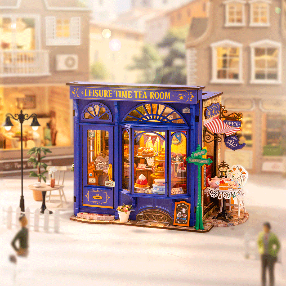 Rolife Leisure Time Tea Room - DIY Miniature House - DG171