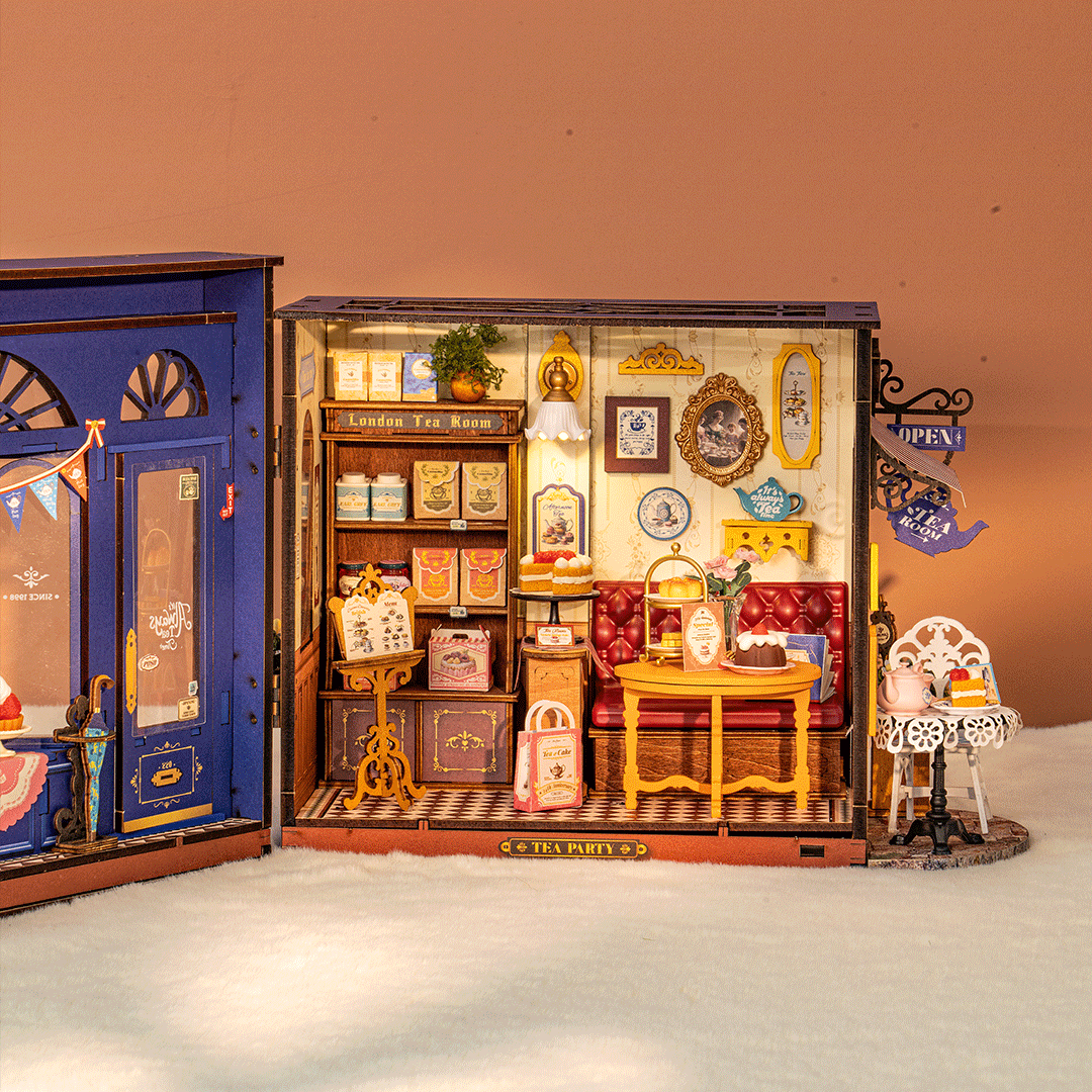 Rolife Leisure Time Tea Room - DIY Miniature House - DG171