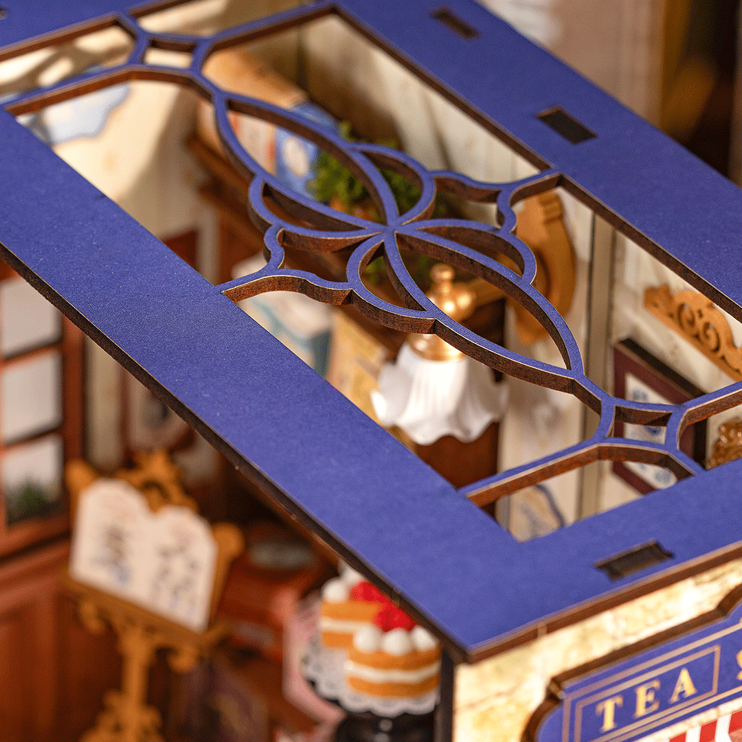 Rolife Leisure Time Tea Room - DIY Miniature House - DG171