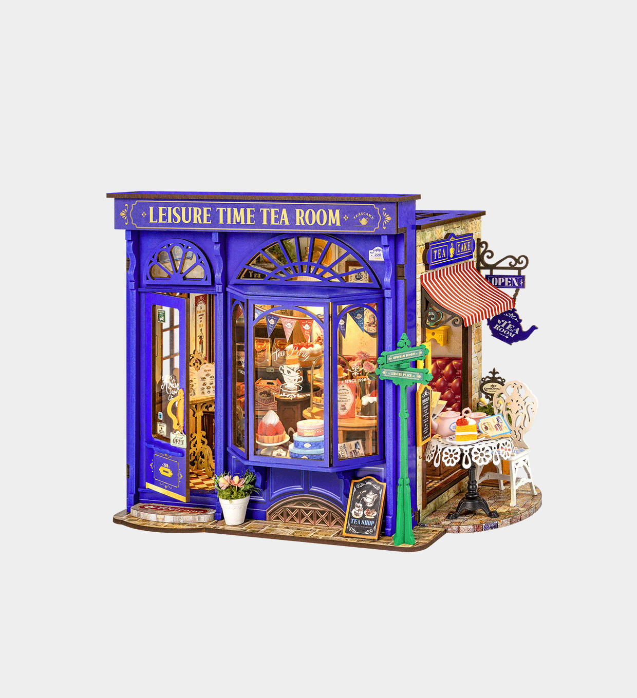 Rolife Leisure Time Tea Room - DIY Miniature House - DG171