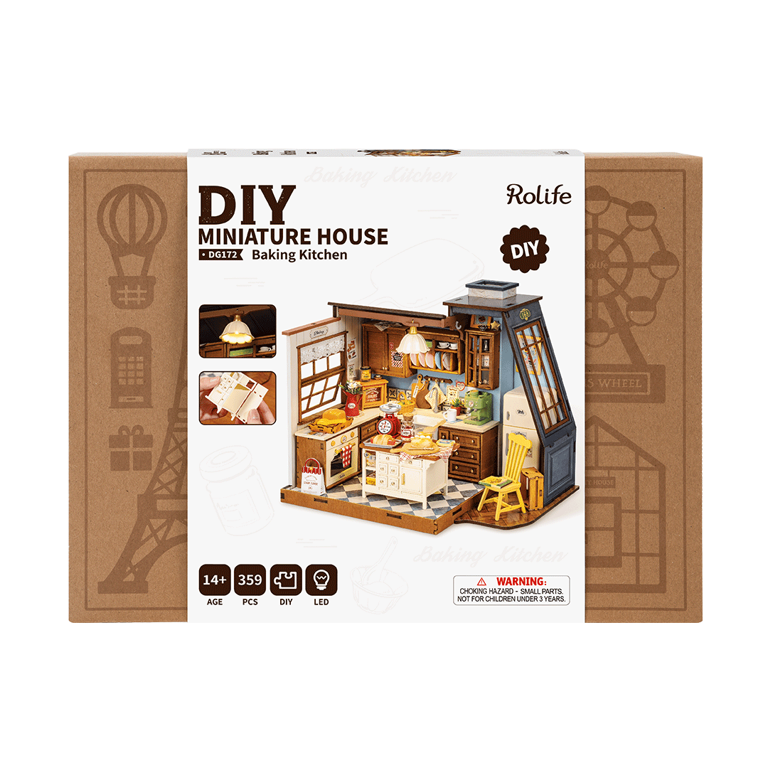 Rolife Baking Kitchen - DIY Miniature House - DG172