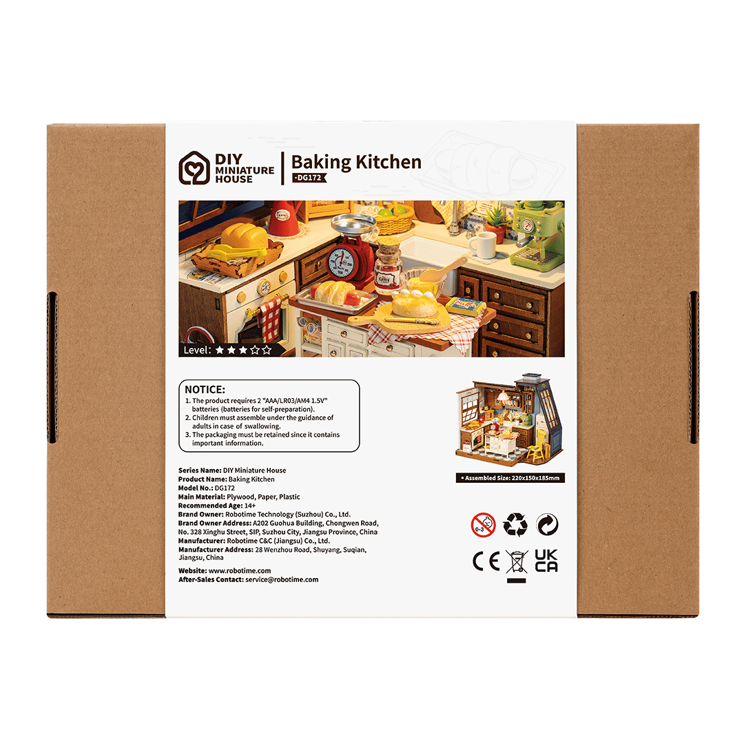 Rolife Baking Kitchen - DIY Miniature House - DG172