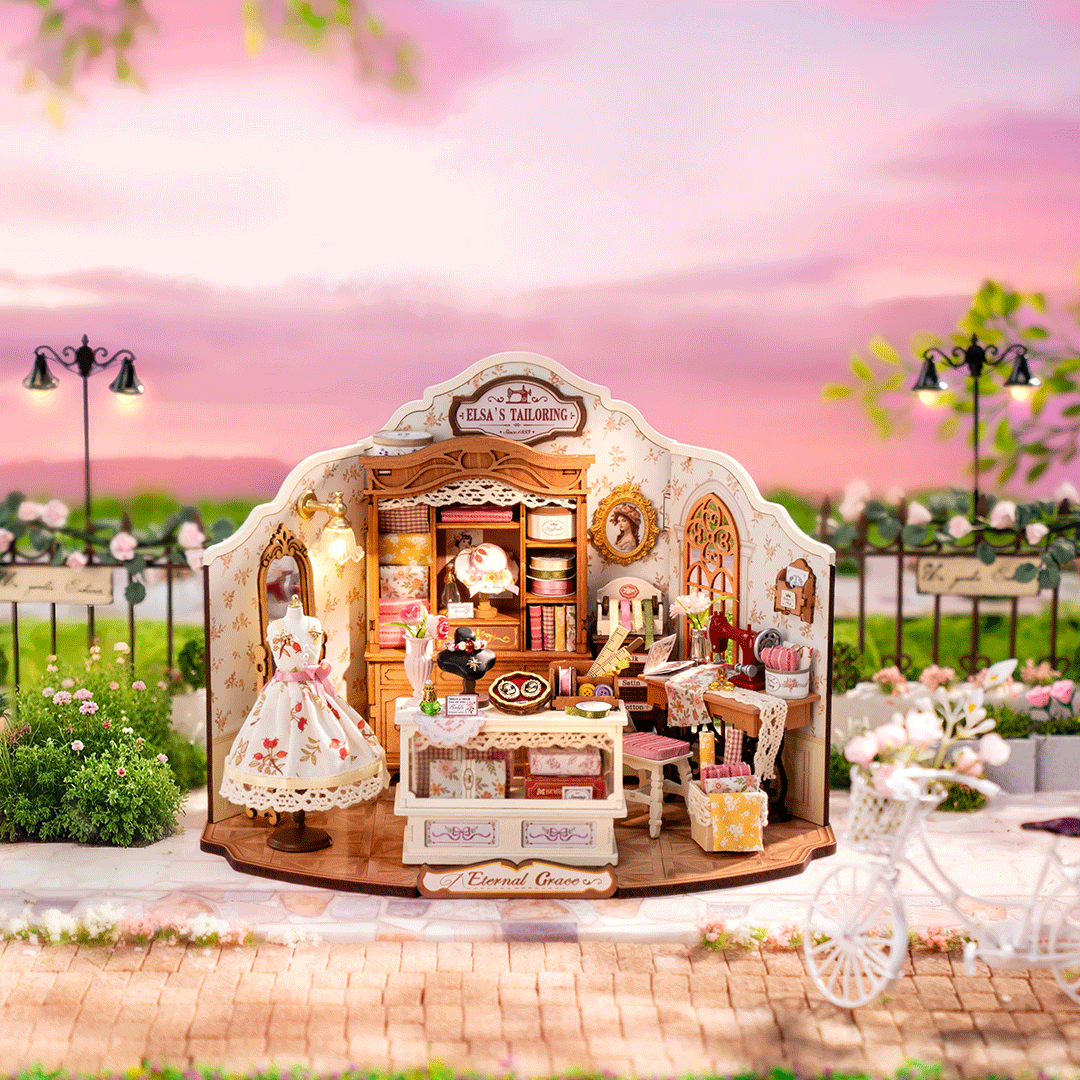 Rolife Elsa’s Tailoring - DIY Miniature House Kit - DG178