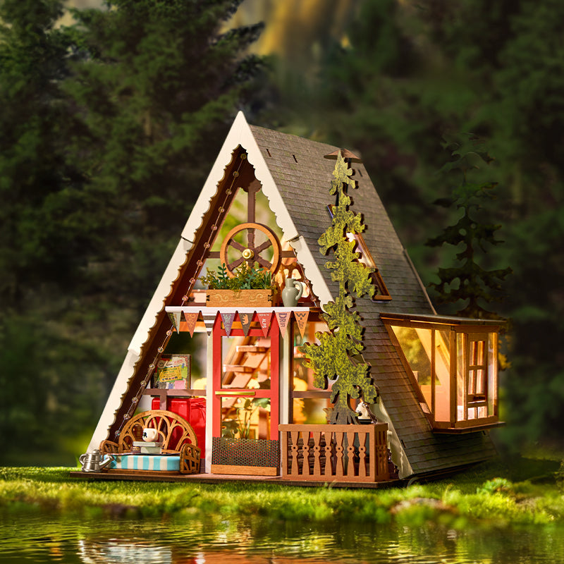 Rolife A-Frame Cabin - DIY Miniature House - DG181
