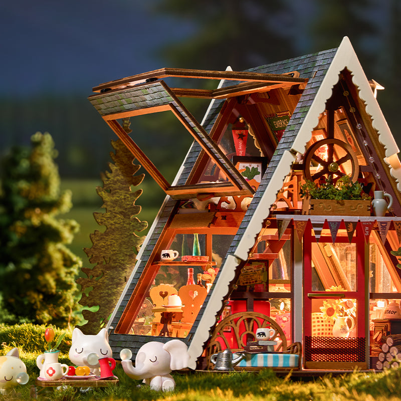 Rolife A-Frame Cabin - DIY Miniature House - DG181