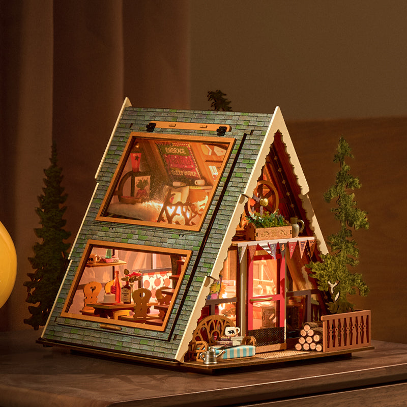 Rolife A-Frame Cabin - DIY Miniature House - DG181