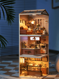 Rolife Cozy Living Lounge - DIY Plastic Miniature House - DW007
