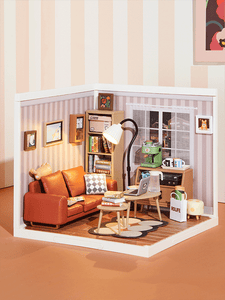 Rolife Cozy Living Lounge - DIY Plastic Miniature House - DW007