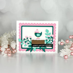 Spellbinders Little Birdies Etched Dies from the All About Christmas Collection by Lisa Horton