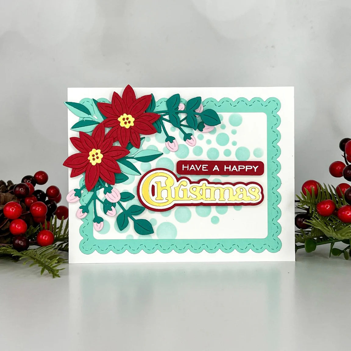 Spellbinders Lots of Circles Stencils from the All About Christmas Collection by Lisa Horton