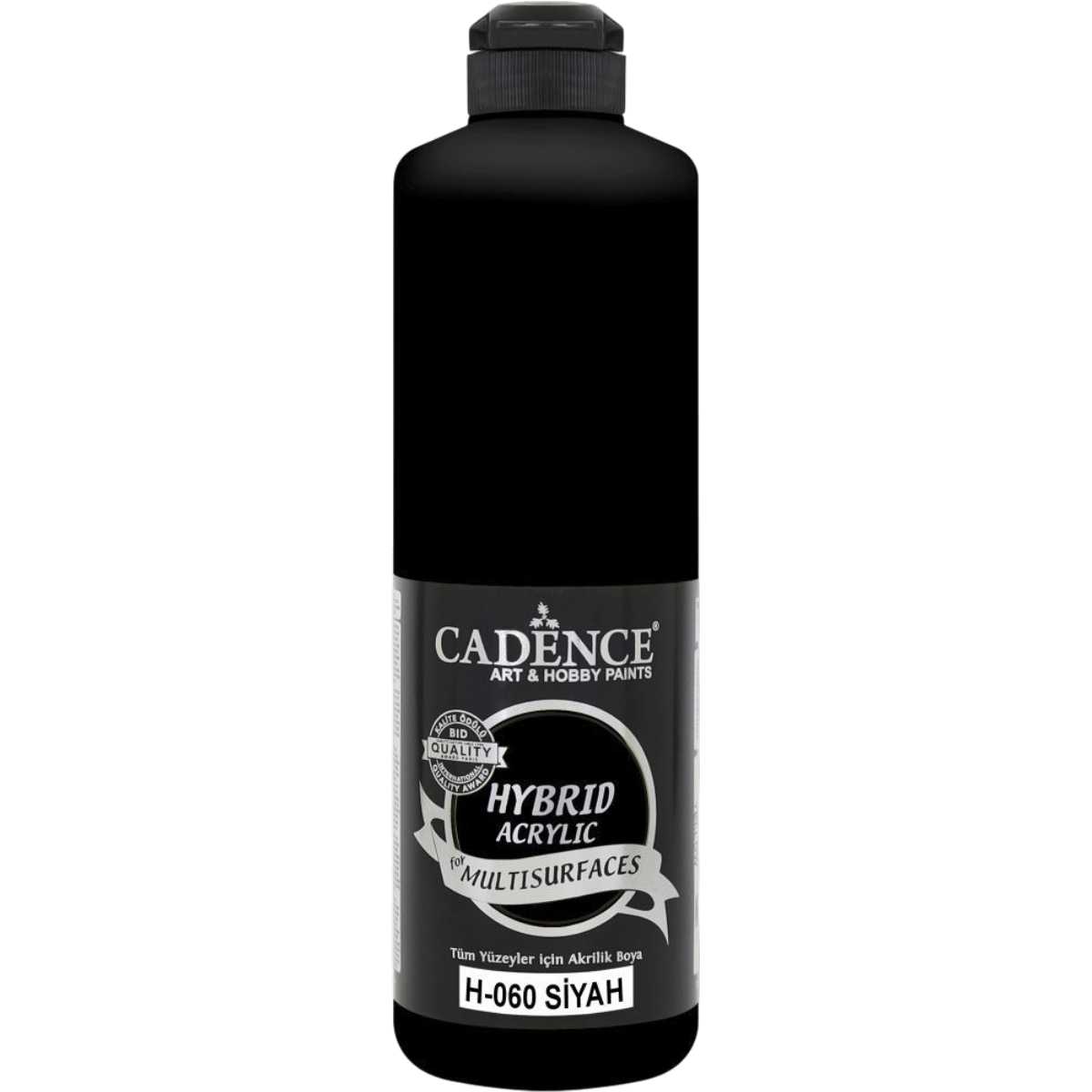 Cadence Hybrid Acrylic Multi-Surface Paint - Black 500ml