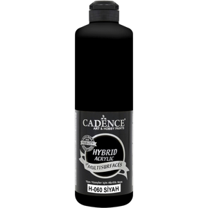 Cadence Hybrid Acrylic Multi-Surface Paint - Black 500ml