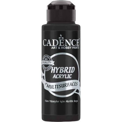 Cadence Hybrid Acrylic Multi-Surface Paint - Black 70ml