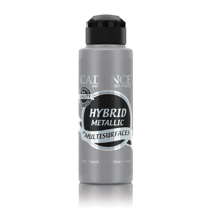Cadence Hybrid Metallic Paint for Multi-Surfaces – Silver 70ml
