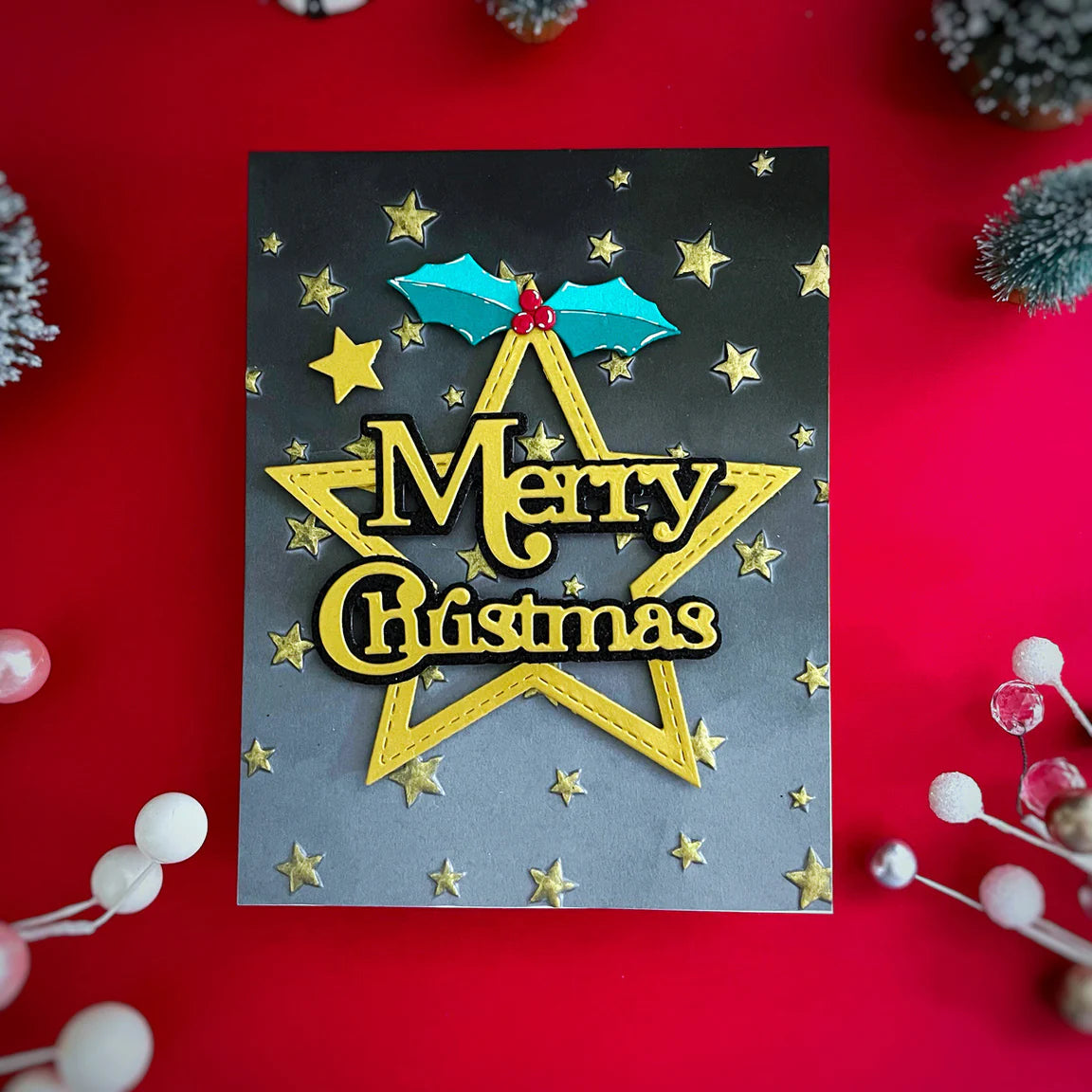 Spellbinders Essential Stars Etched Dies from the All About Christmas Collection by Lisa Horton
