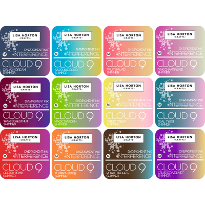 Cloud 9 Interference Blending Ink Pad Complete Collection - Release 1 (12 colours)