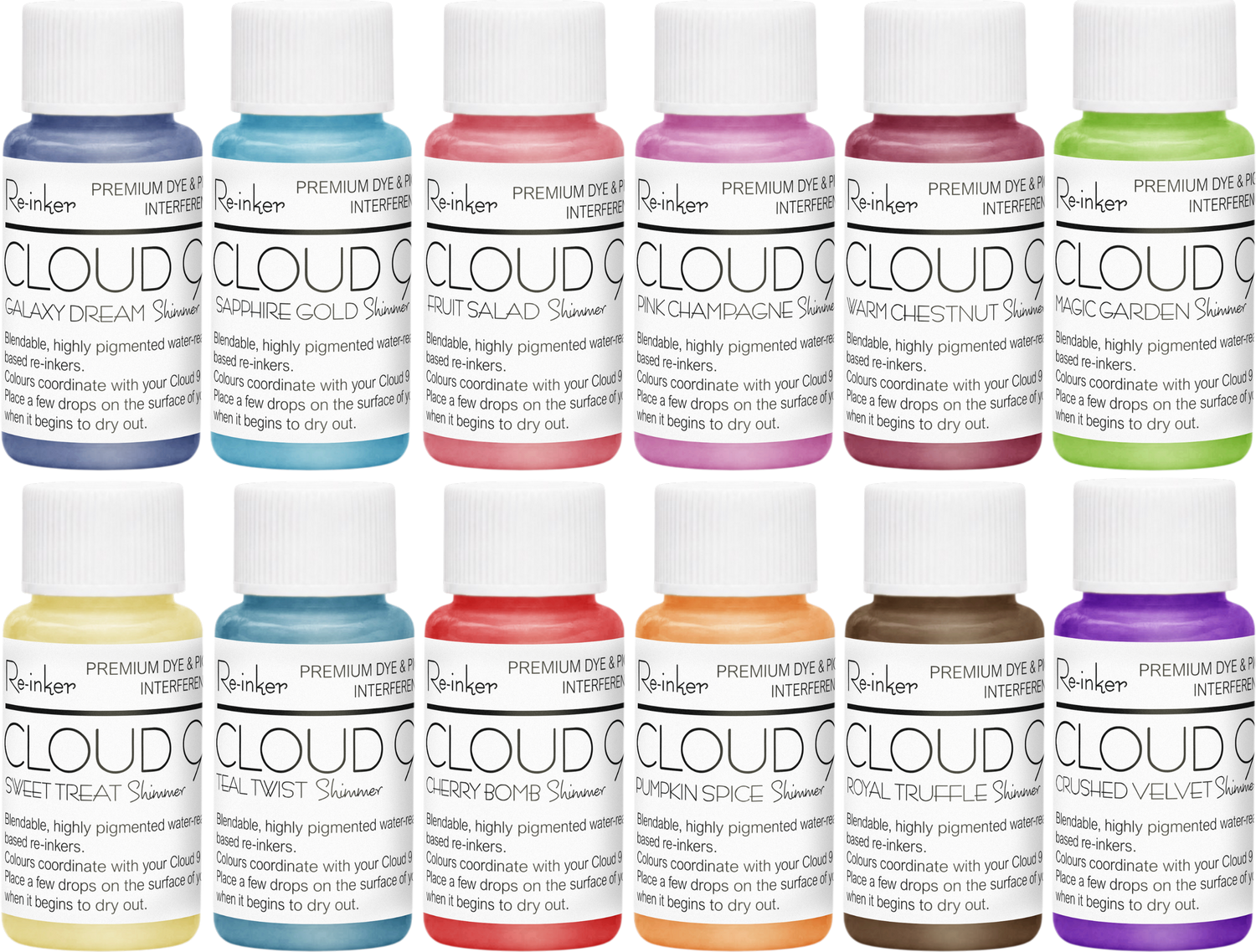 Cloud 9 Complete Interference Ink Pad Reinkers - Release 1