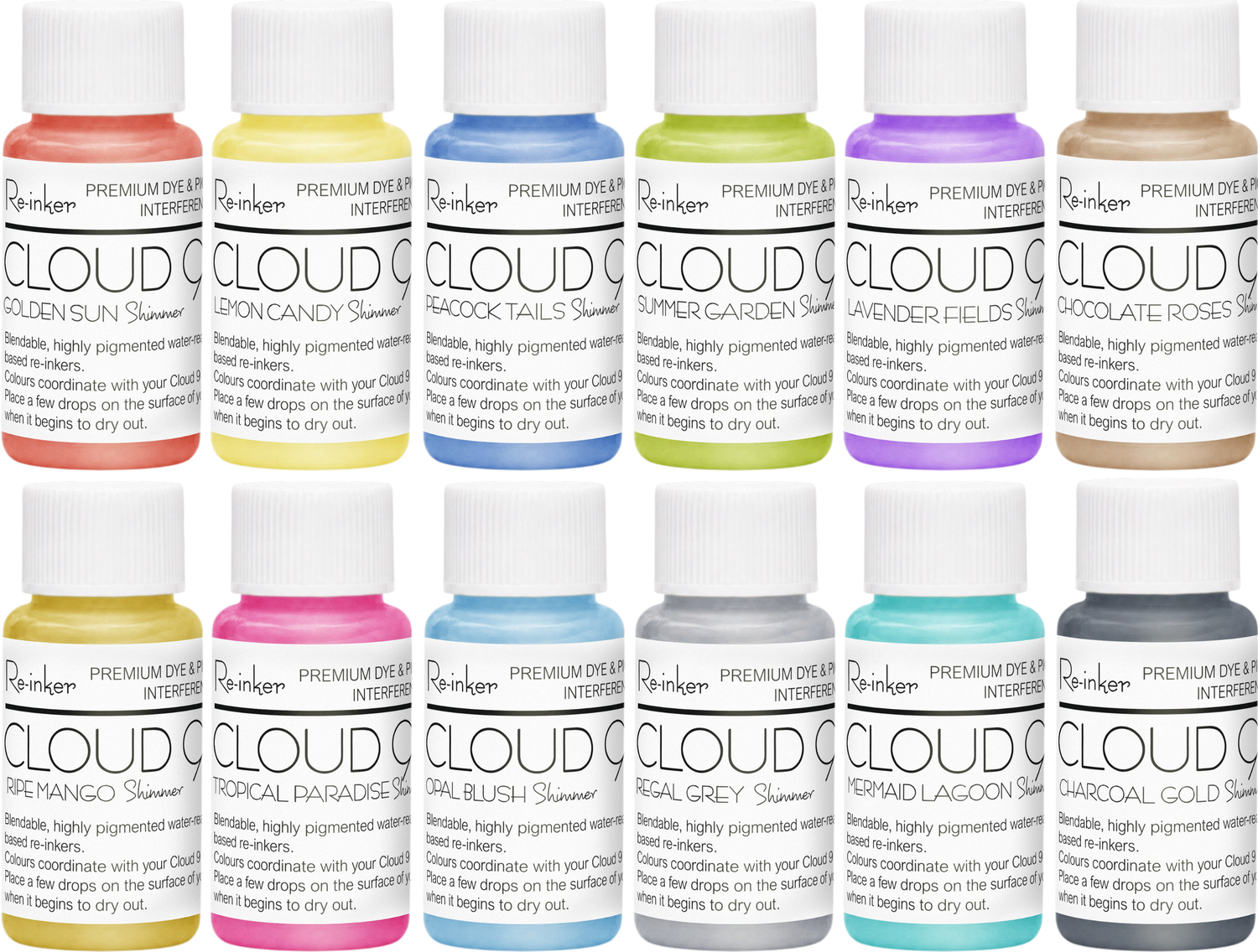 Cloud 9 Complete Interference Ink Pad Reinkers - Release 2