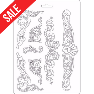 Stamperia MaxiMould A4 - Classic Decorations