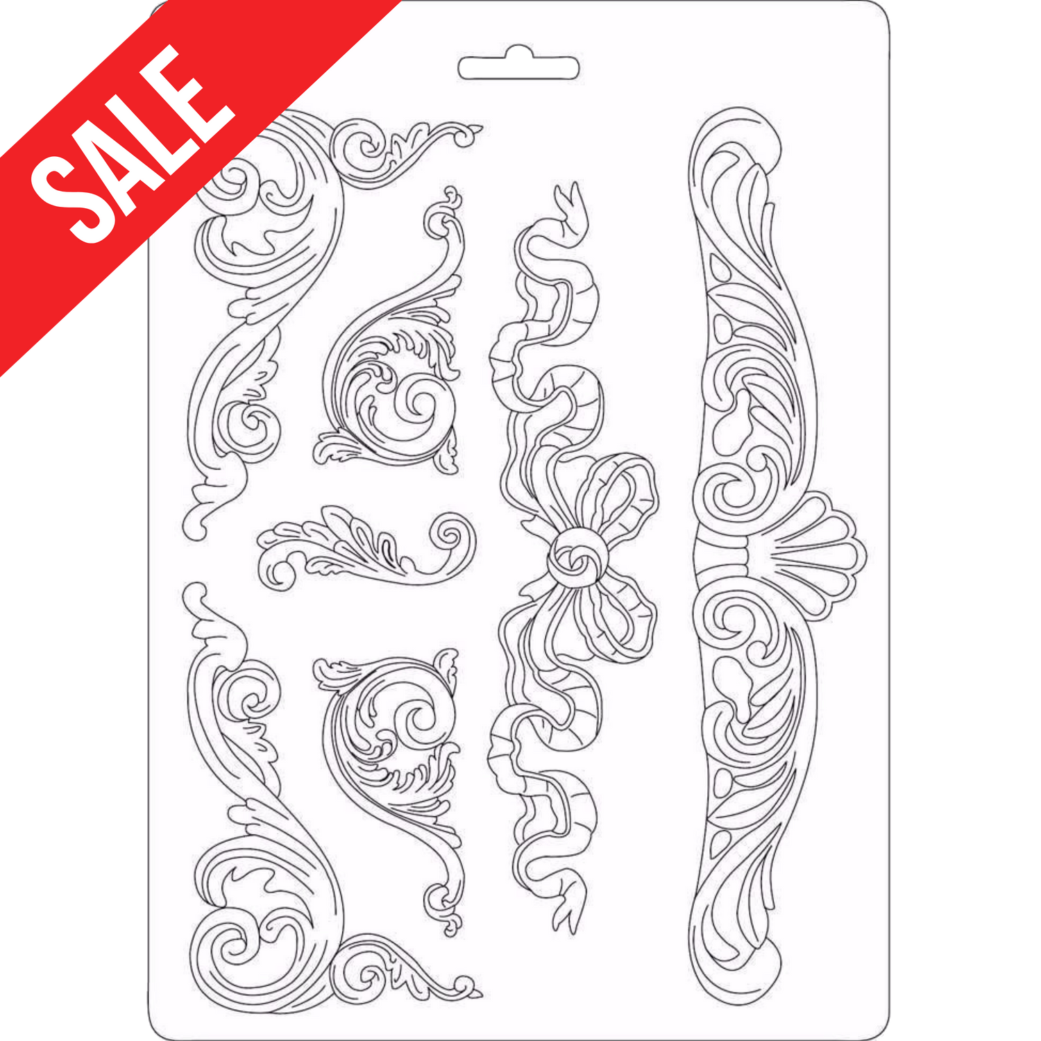 Stamperia MaxiMould A4 - Classic Decorations