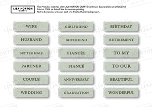 Sentiment Banners William Morris Inspired – 21 Designs