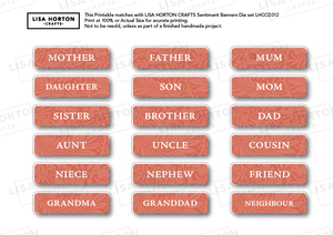 Sentiment Banners William Morris Inspired – 21 Designs