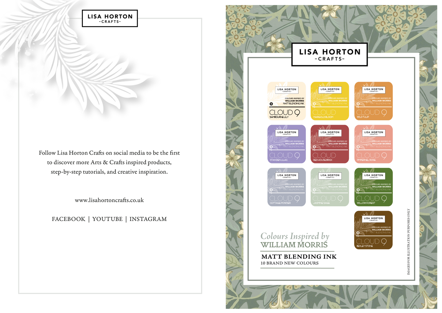 The Inspired by William Morris Ink pad Guide