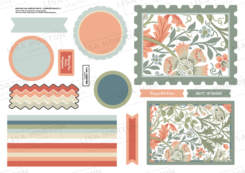 Compositions D William Morris Inspired – 22 Designs
