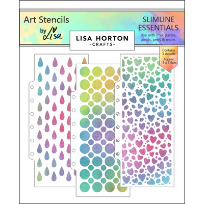 Slimline Essentials Stencil Set