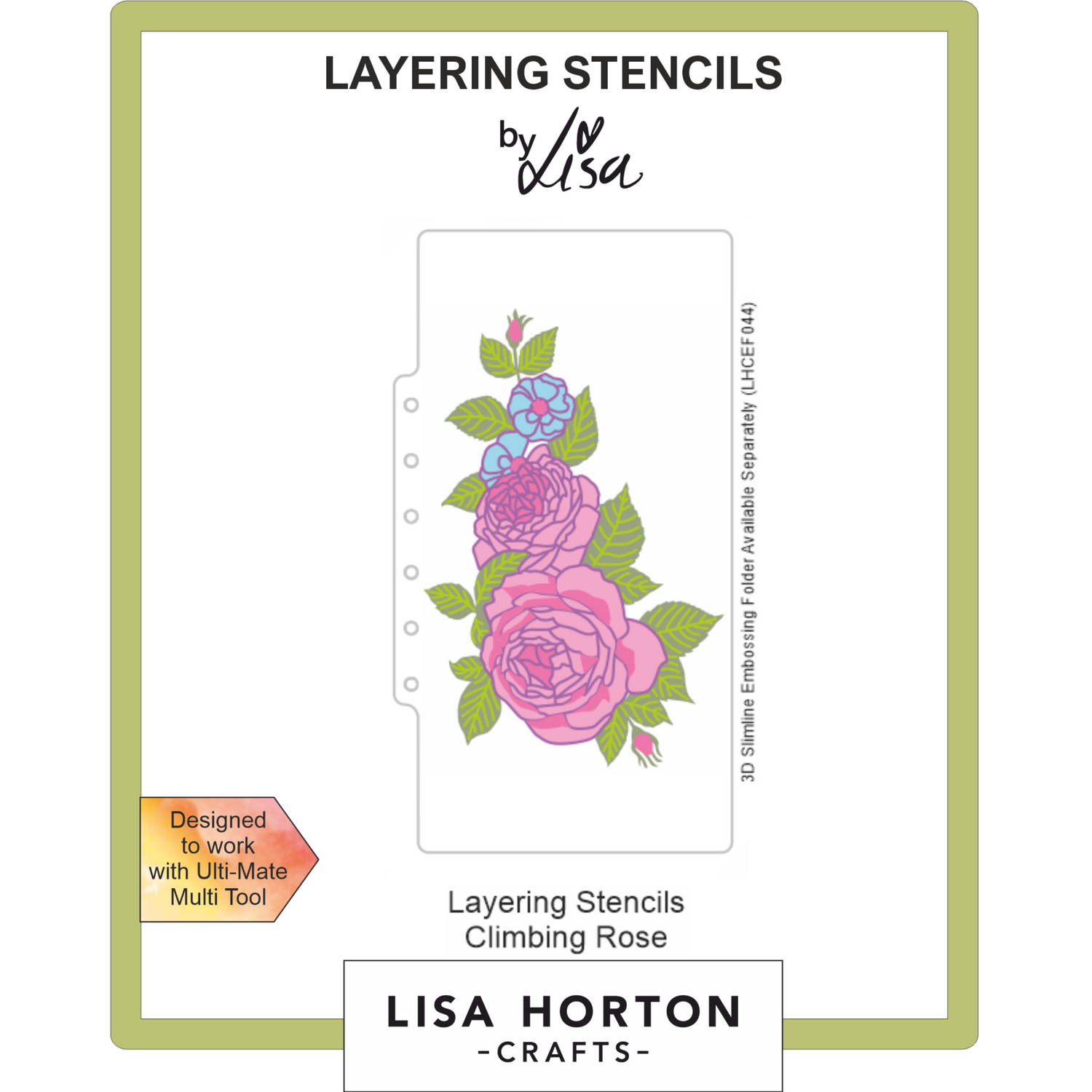 Climbing Rose DL Layering Stencils